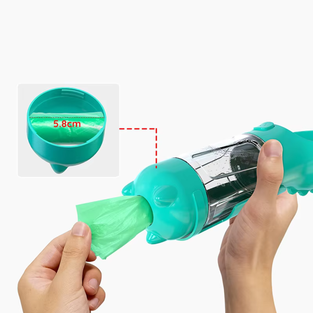 3-in-1 Portable Dog Water Bottle