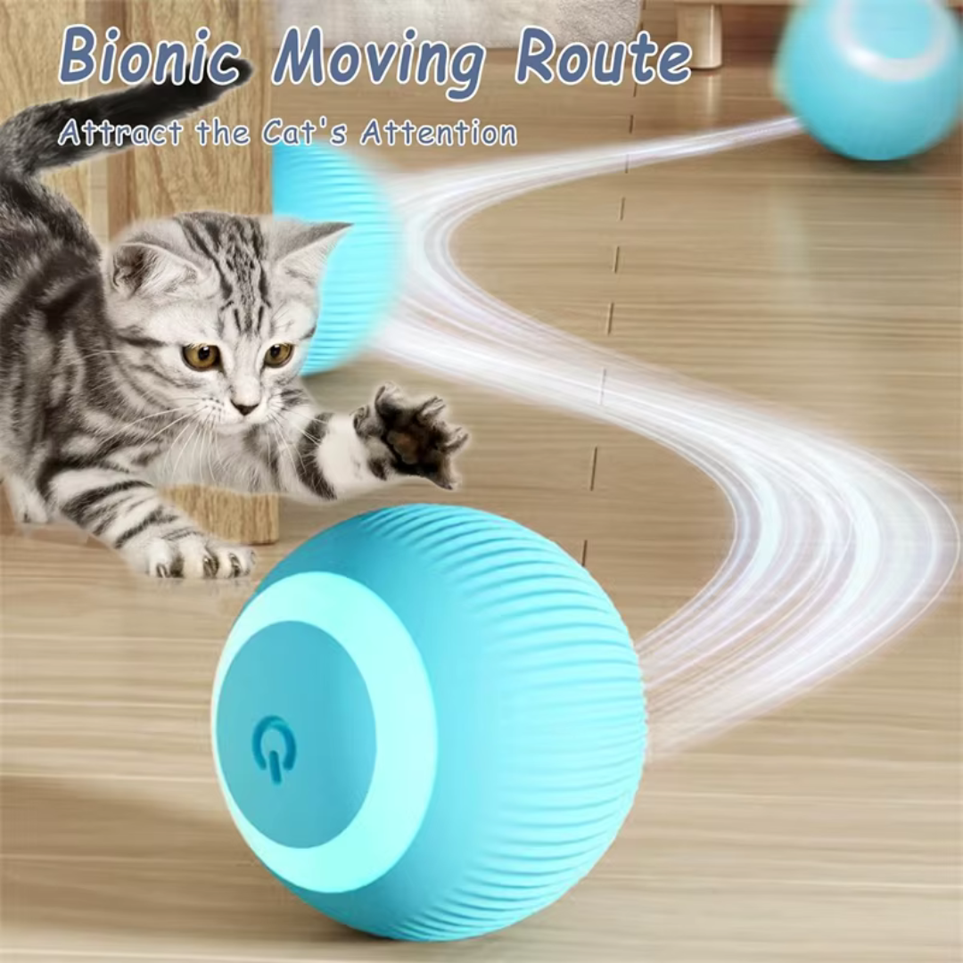 Rechargeable Smart Rolling Cat  Ball Toy