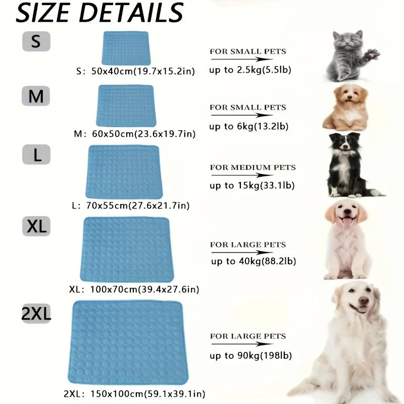 Pet Cooling Mat Summer for Cat and Dog