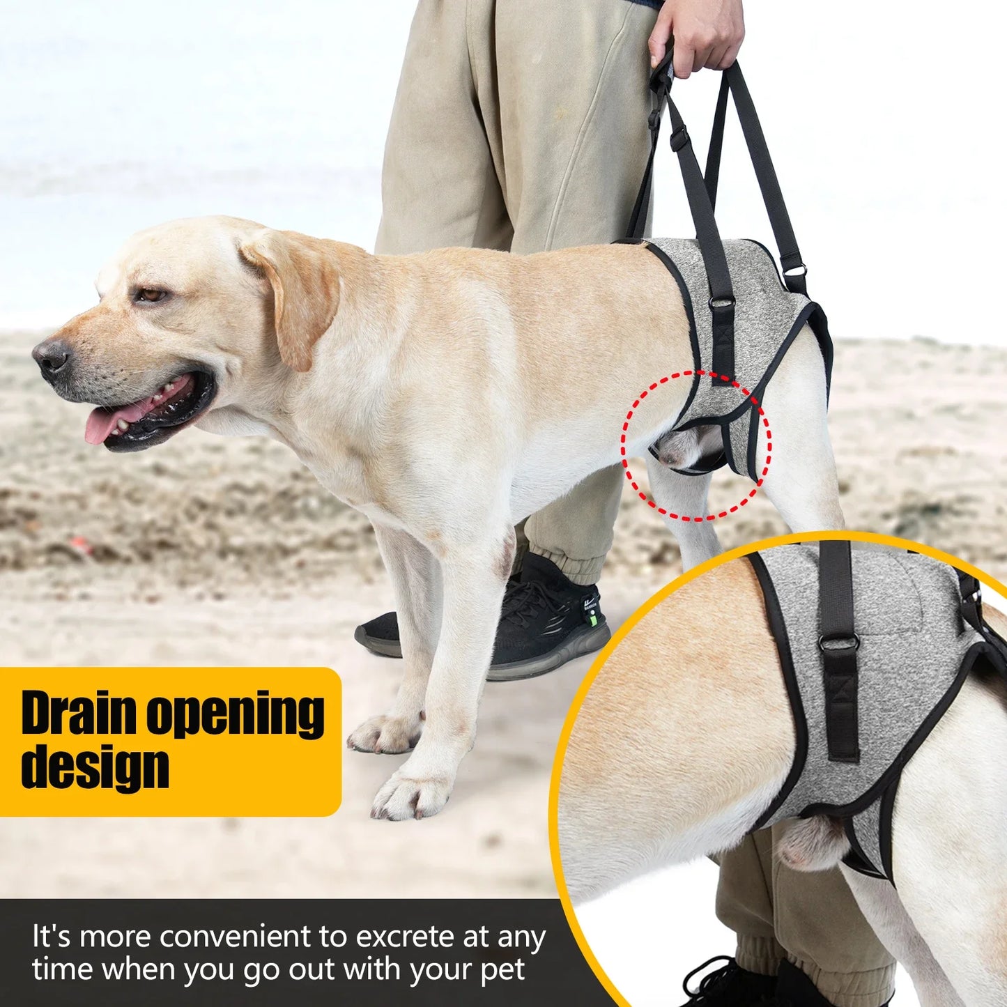 Dog Lift Harness for Large Dogs