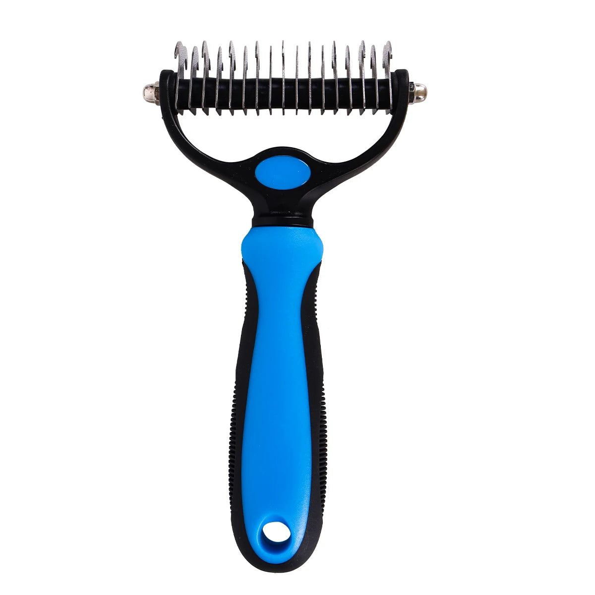 A Pet Double-sided Knot Comb Dog