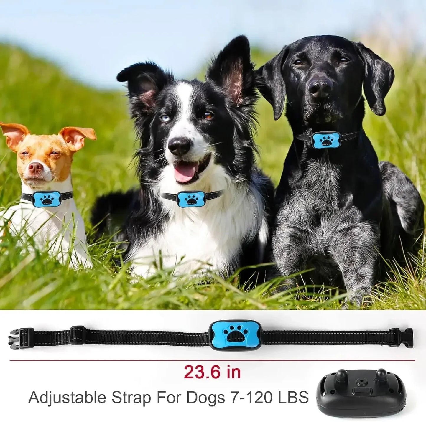 Pet Dog Anti Barking Device USB Rechargeable